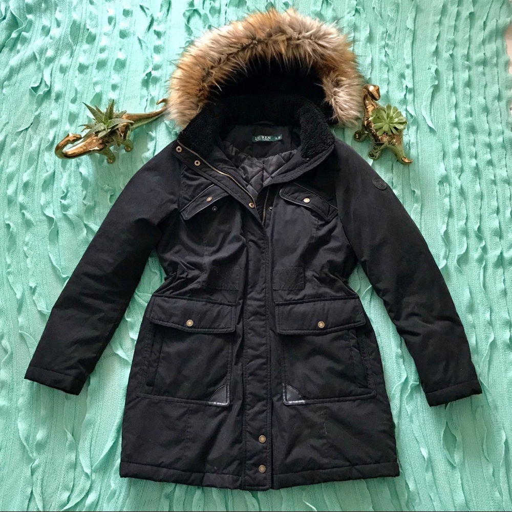 Ralph Lauren Women’s Winter Fur Hood Jacket